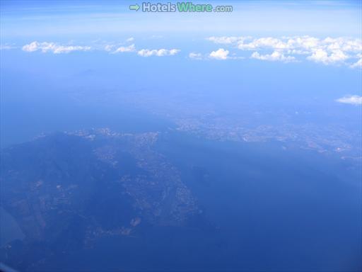 Penang Island and Selatan Strait from the air