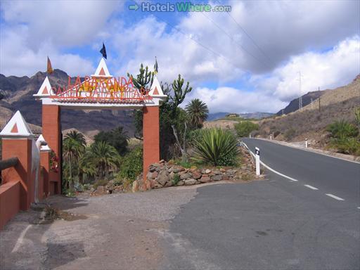 The entrance to Camel Safari Park La Baranda