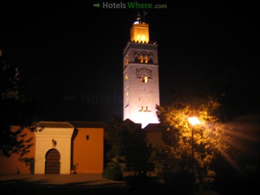 Koutoubia Mosque by night