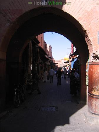 Souk in Marrakech