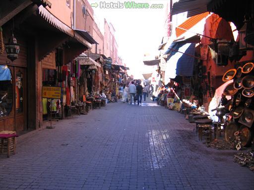 Souk in Marrakech