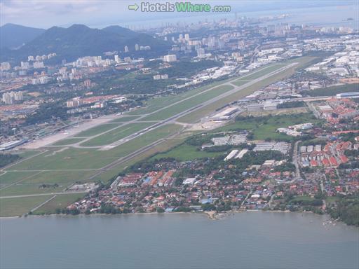 Penang Airport aerial view